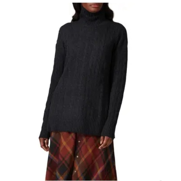 Polo Ralph Lauren Grey Relaxed Turtleneck - Picture 1 of 16